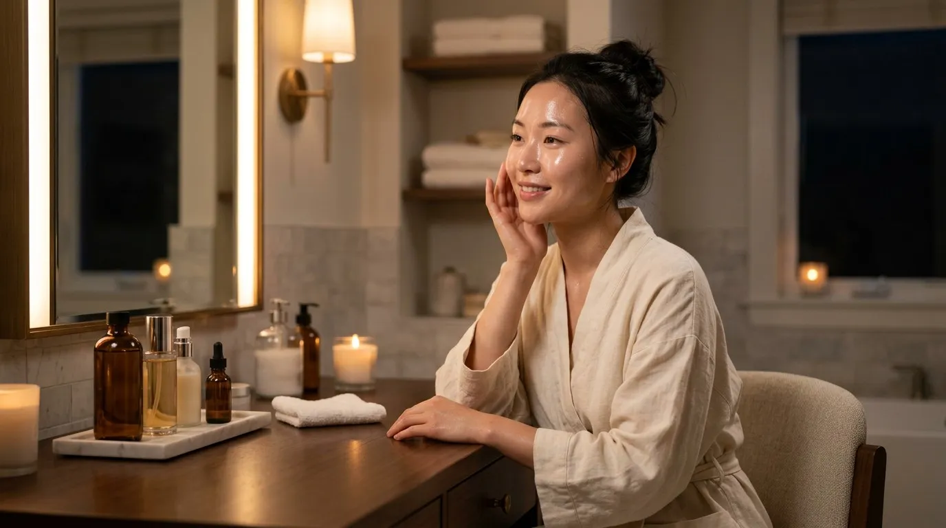 Thumbnail How to Build a Glass Skin Night Routine: 7 Science-Backed Steps