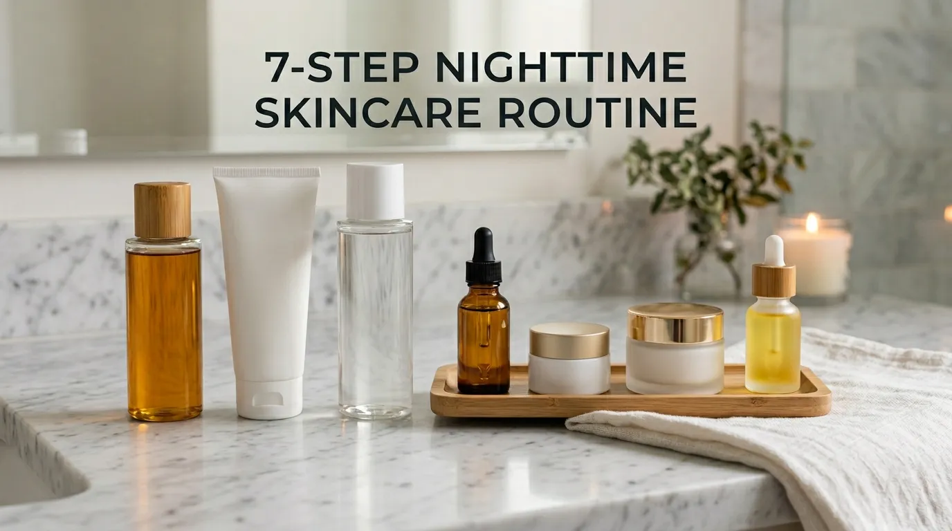 nighttime skincare routine 1