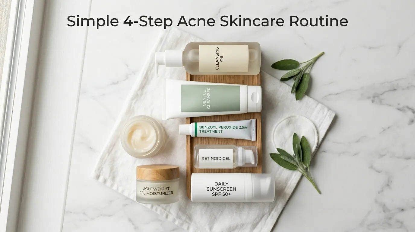 skincare routine for acne 1