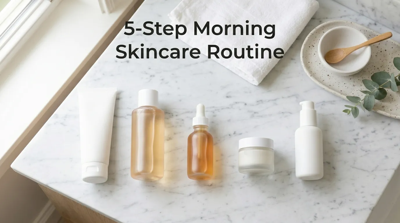 skincare routine morning