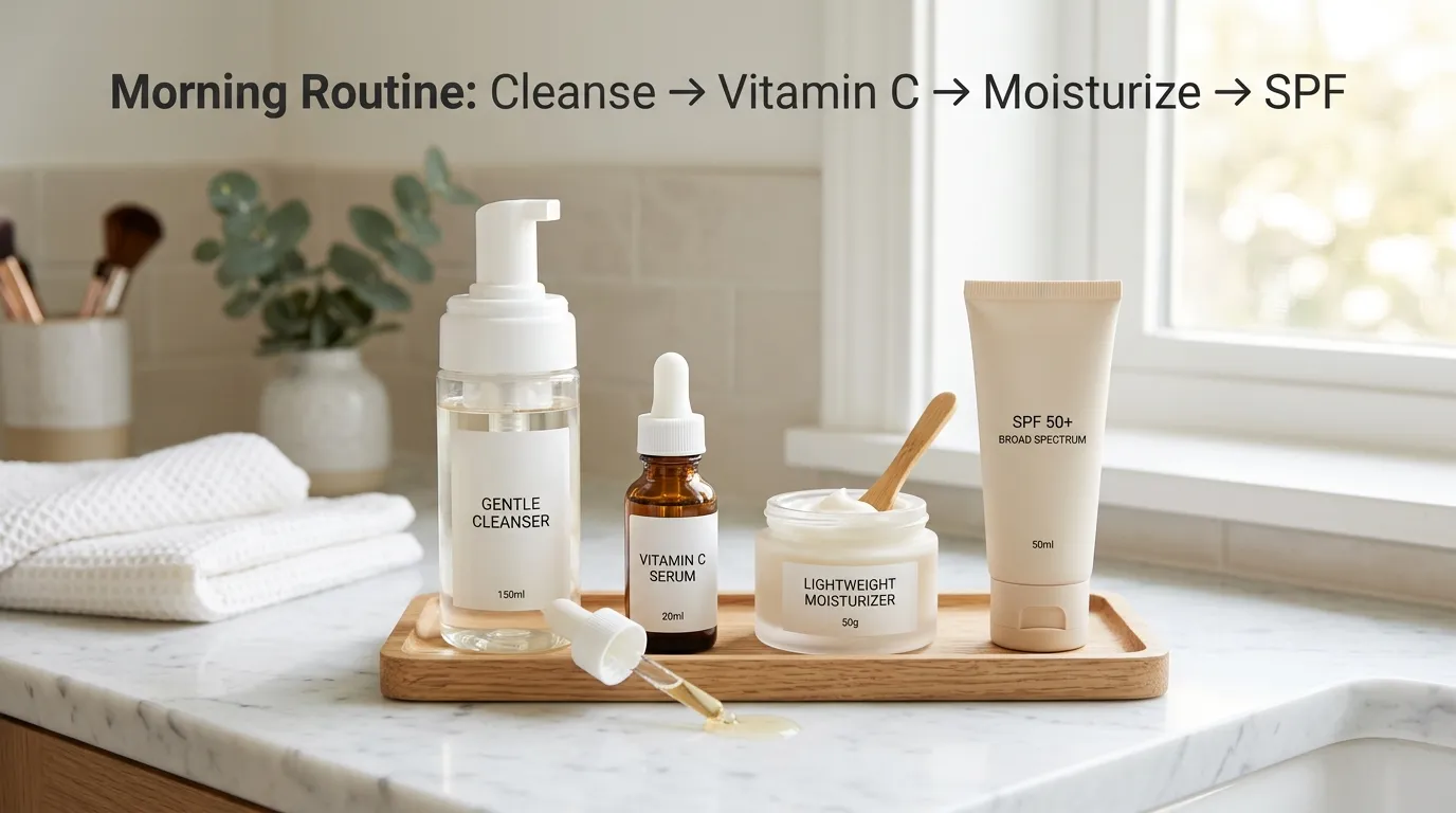 skincare routine morning and night 2