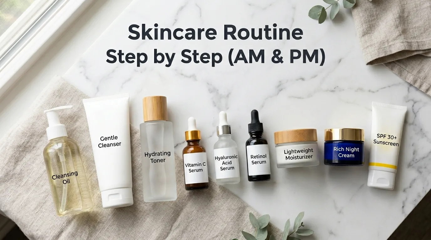 skincare routine step by step