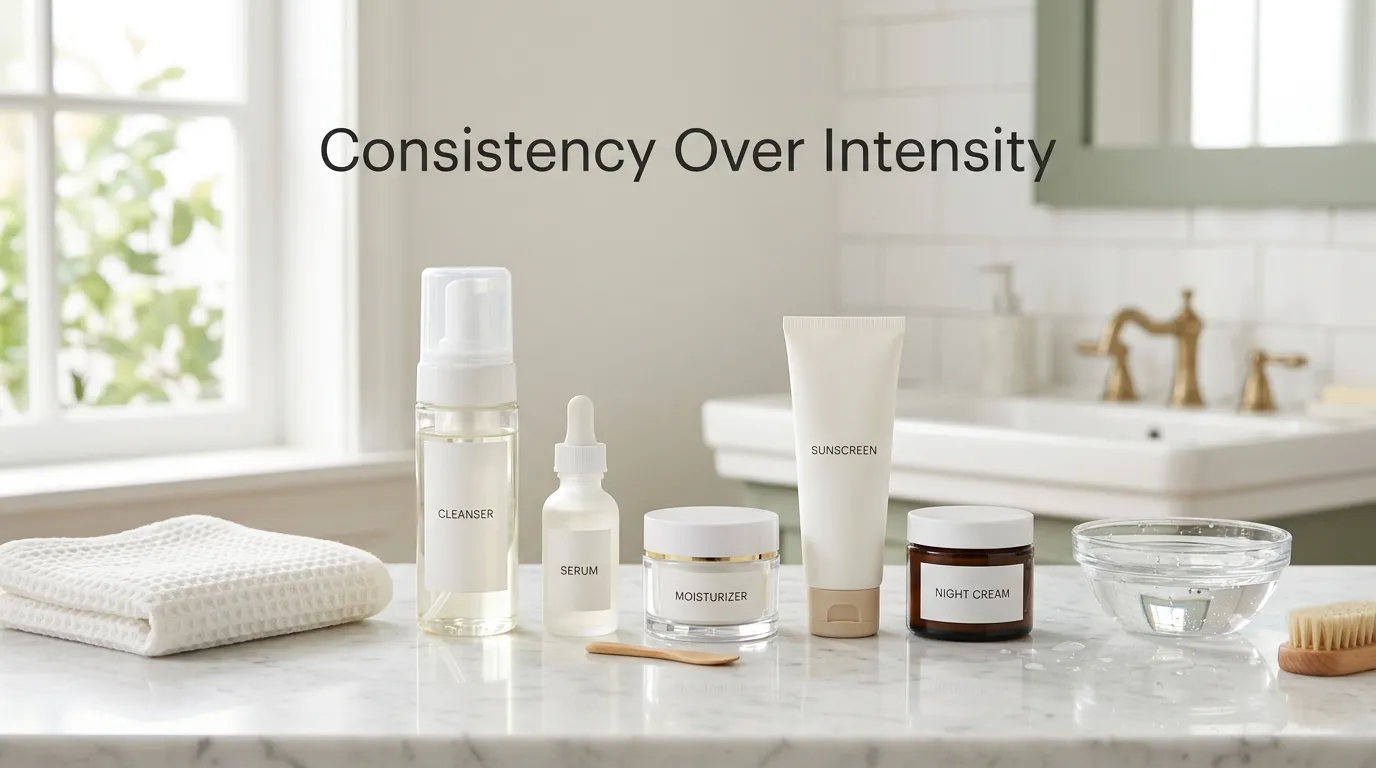 skincare routine for sensitive skin