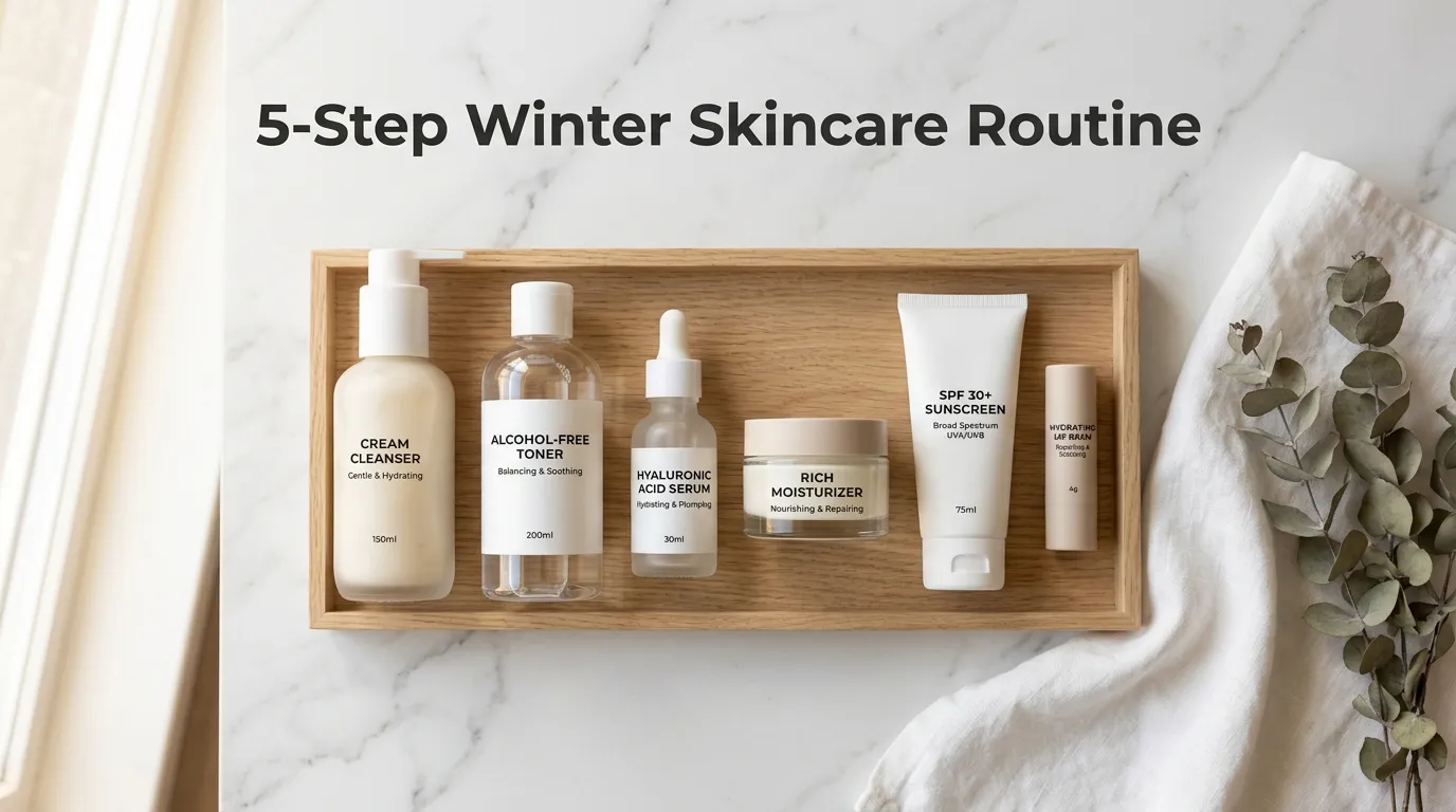 skincare routine winter