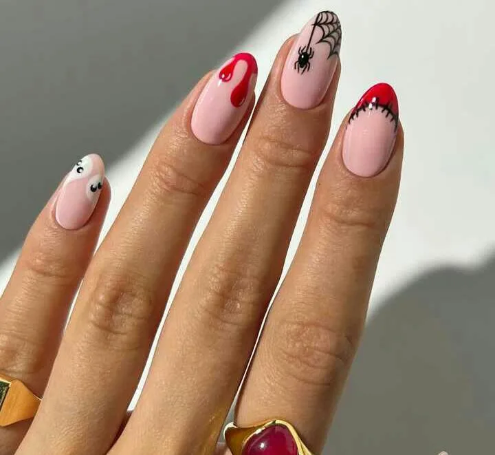 50 simple halloween nails that are chic 004 e4b48a45e8