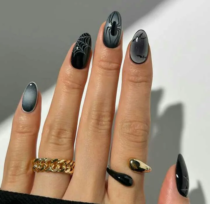 50 simple halloween nails that are chic 019 5bfb862f21