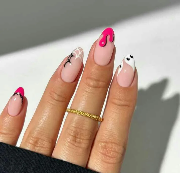 50 simple halloween nails that are chic 025 0a3a631af5