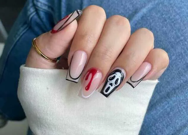 50 simple halloween nails that are chic 042 32a39b48ab