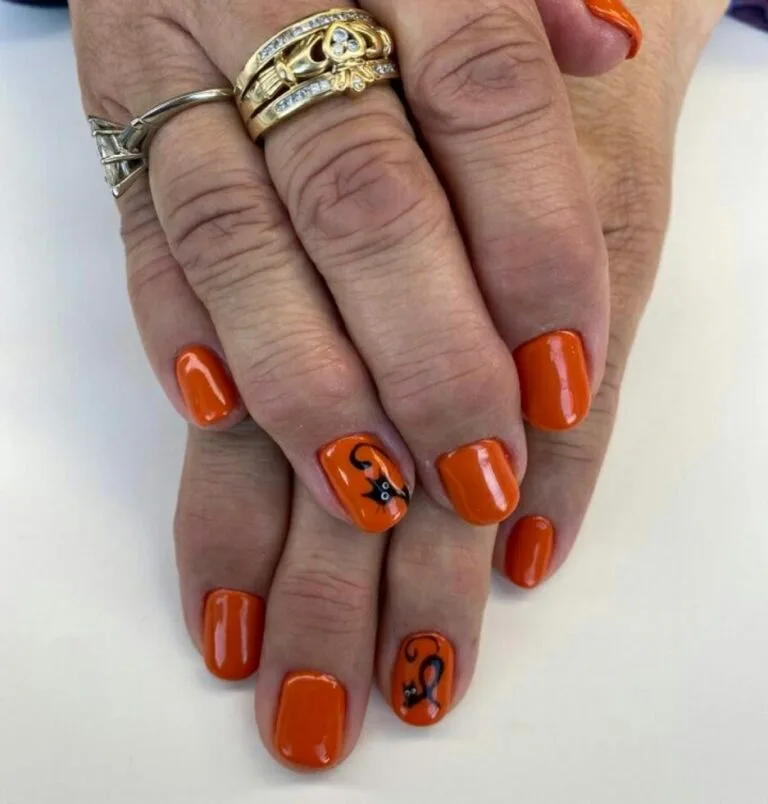black and orange halloween nails 017 6b8dfa206f