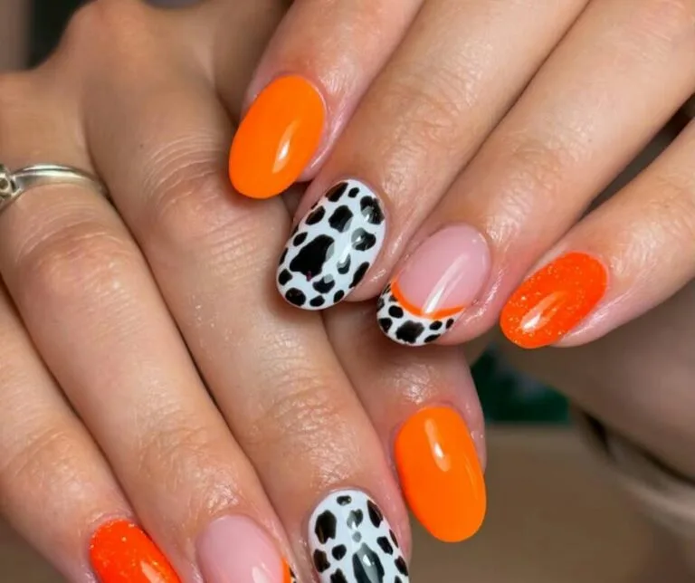 black and orange halloween nails 032 8e0ef0a483