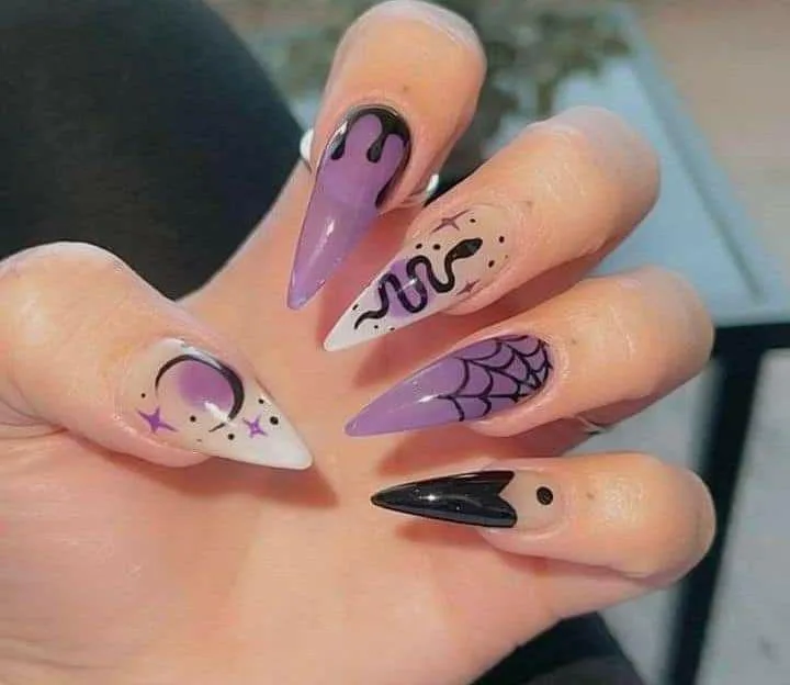 black and purple halloween nails 013 52be85d0af