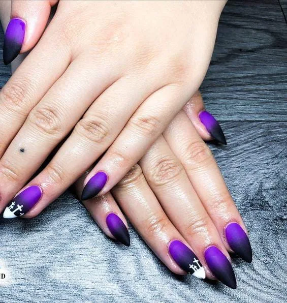 black and purple halloween nails 017 409afe0422