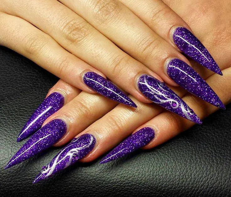 black and purple halloween nails 022 04e1b5209e