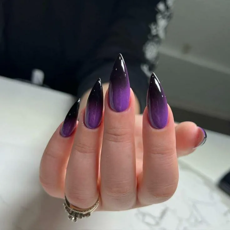 black and purple halloween nails 049 1fa31b4669