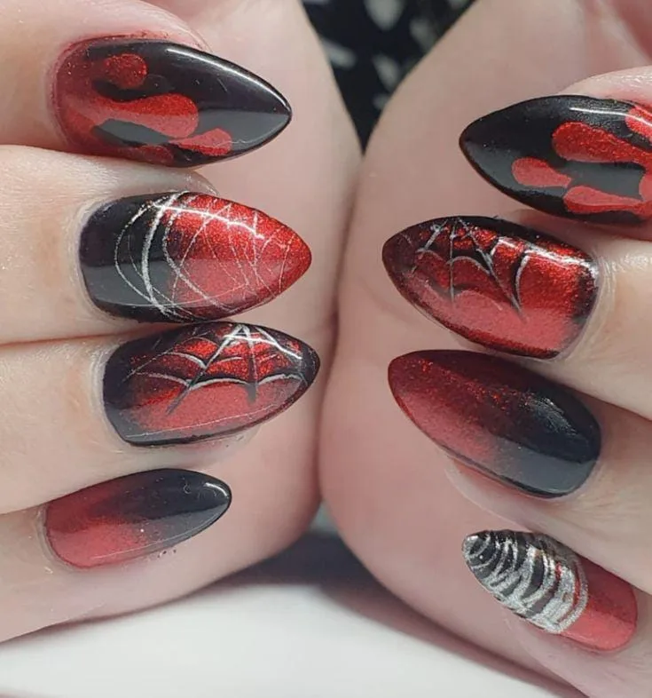 black and red halloween nails 013 ff5f1f1934