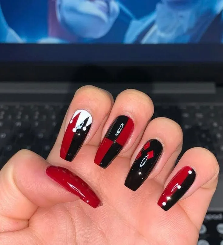 black and red halloween nails 014 3ea0701afa
