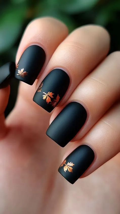 40+ Black Fall Nails: The Ultimate Autumn Statement 1