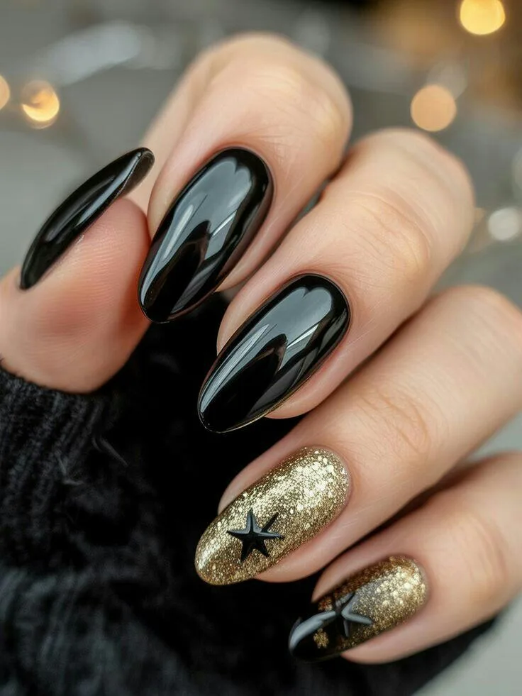 black winter nails 033 e72170b79f