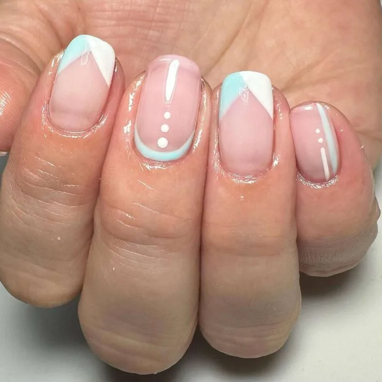 blue and white french tip nails 008 1a8e8827a4