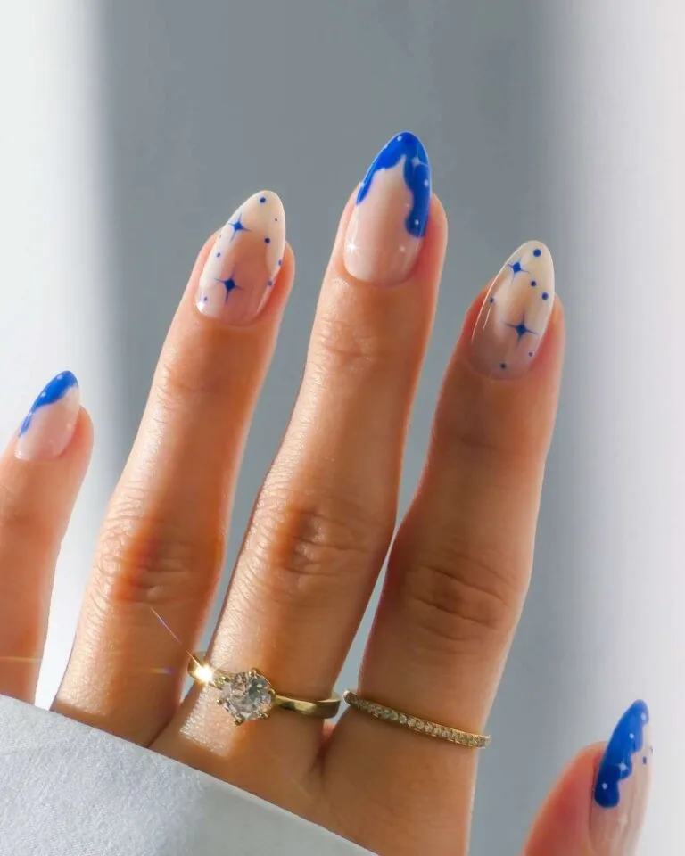 blue and white french tip nails 016 4e58c4c307