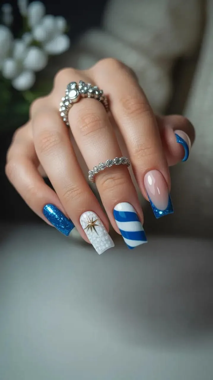 blue and white winter nails 005 6e2d69ccc6