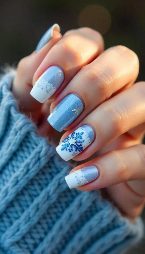 blue and white winter nails 011 f24c65faa6