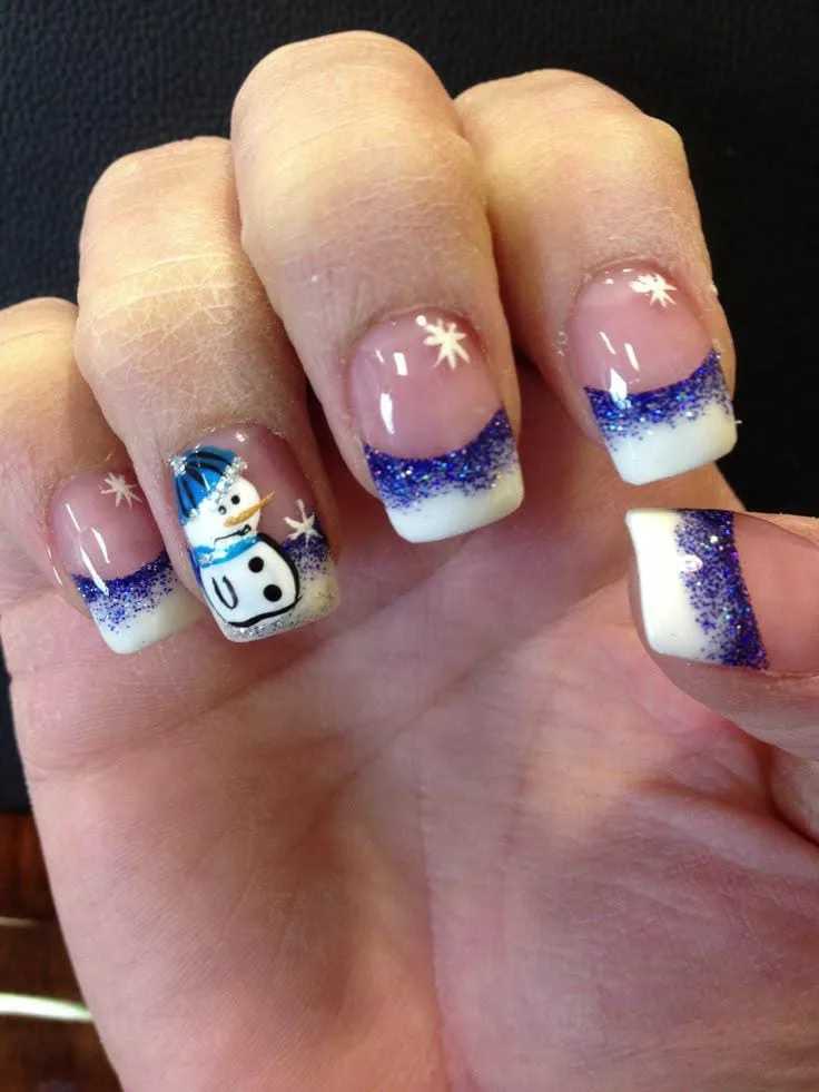 blue and white winter nails 025 a10f79df77
