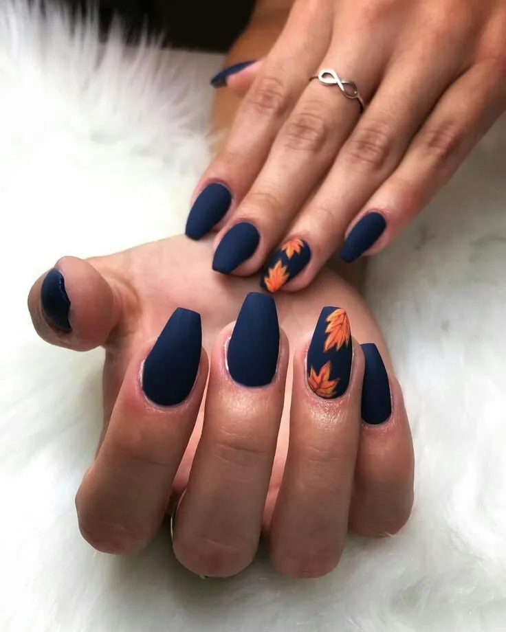 blue fall nails 035 dc12914497