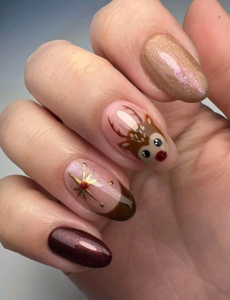 brown christmas nails 006 557a09a847