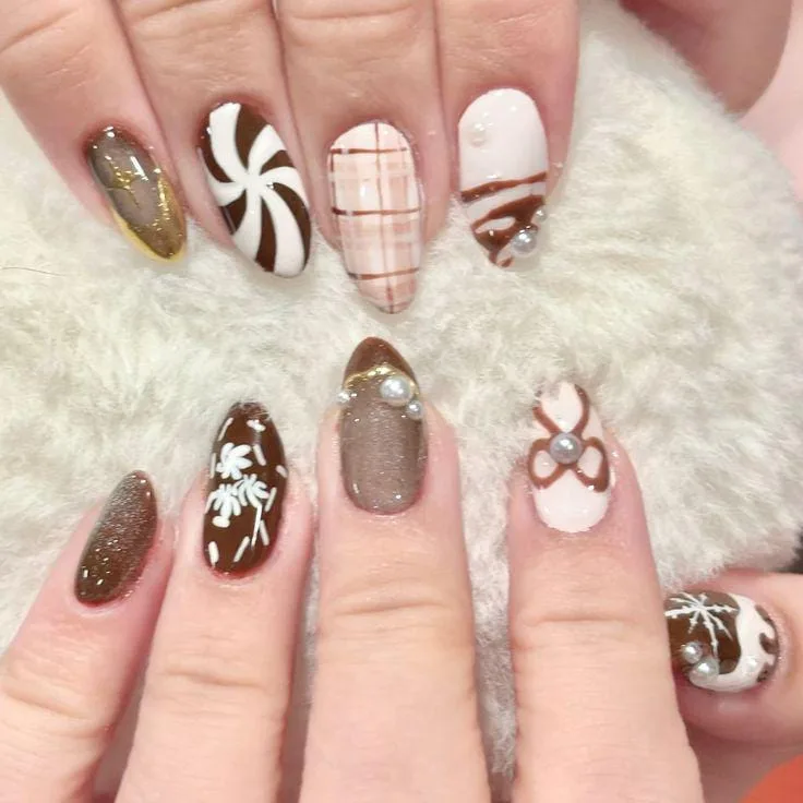 brown christmas nails 009 df2cc402d1