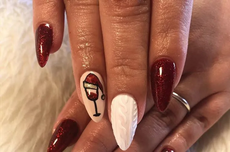 brown christmas nails 012 5f2ff15ce4