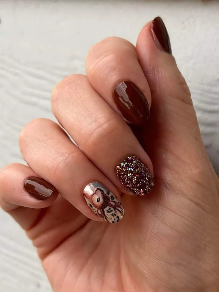 brown christmas nails 021 8b36ae142f