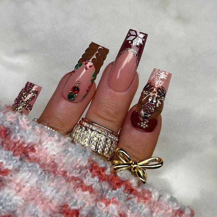 brown christmas nails 032 f8f2735d0f