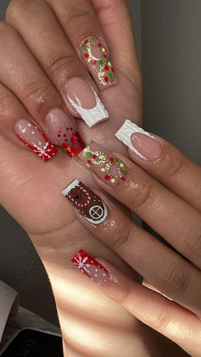 brown christmas nails 033 a013c0752b