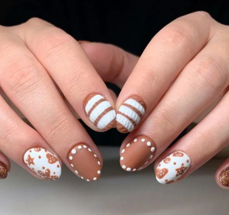 brown christmas nails 036 ffb98fe309