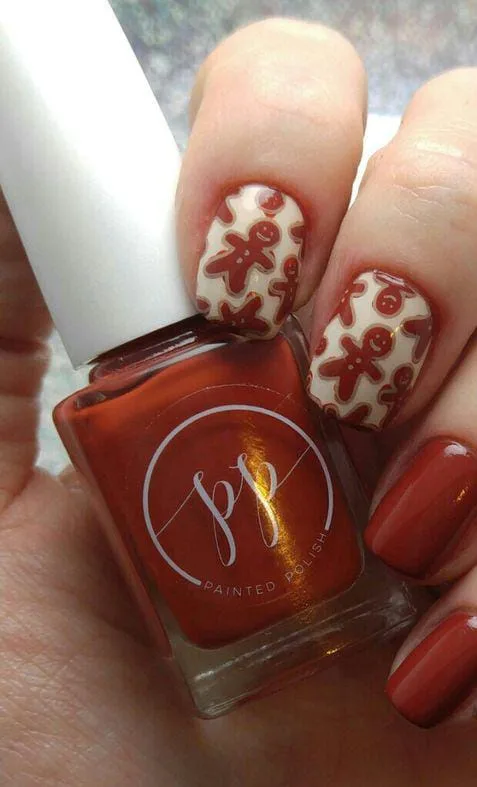 brown christmas nails 042 52954a6678