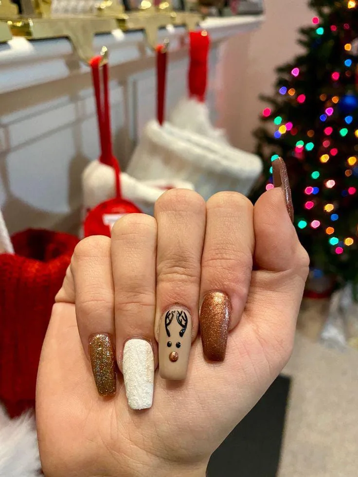brown christmas nails 045 a138892e50