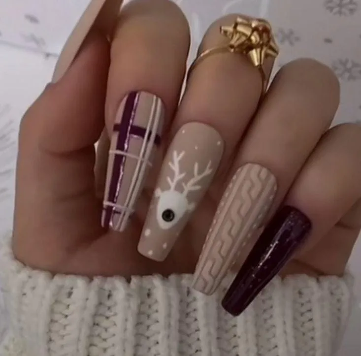 brown christmas nails 048 5b0a369515