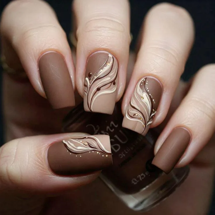 brown fall nails 025 ce05a66d74