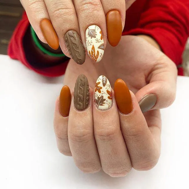 brown fall nails 038 a7729e4e33