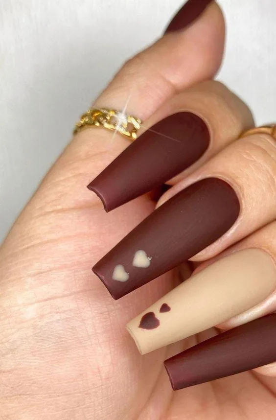 brown valentines nails 028 8333bc20ef