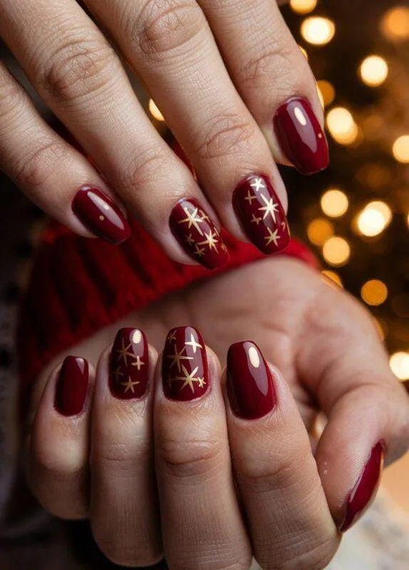 burgundy christmas nail designs 014 f767a4df1b
