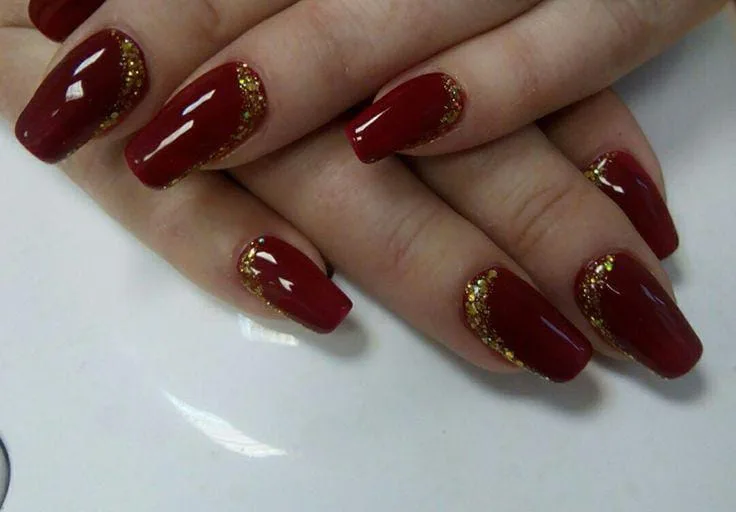 burgundy christmas nail designs 016 f0d6a8a5a8