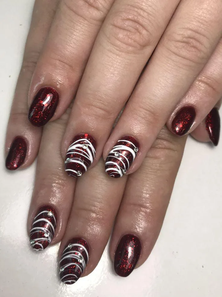 burgundy christmas nail designs 029 1f72f47629