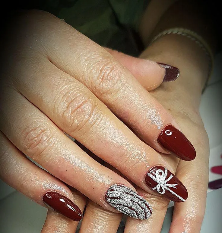 burgundy christmas nail designs 031 097cc5b2f1