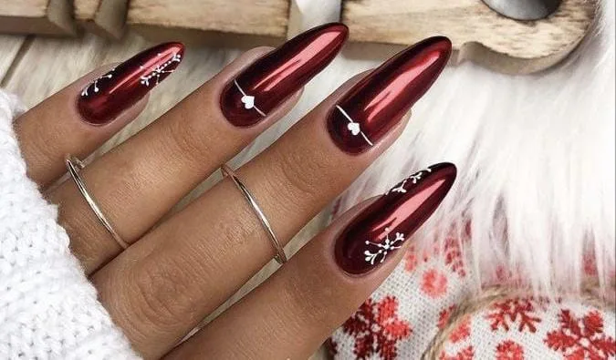 burgundy christmas nail designs 033 04d242a1b9