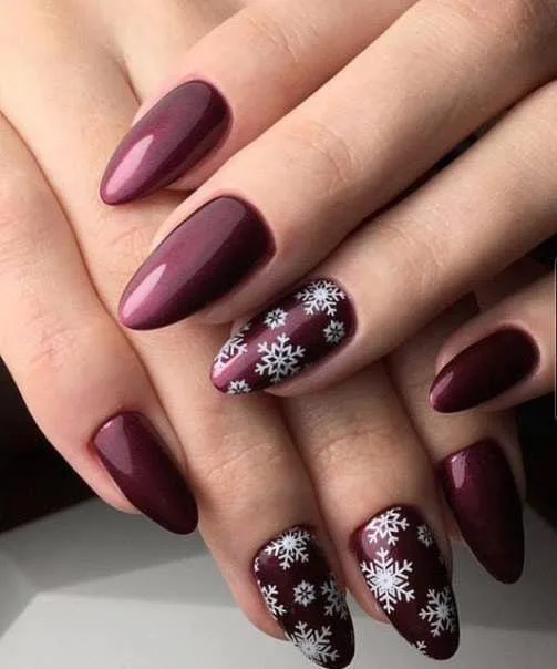 burgundy christmas nail designs 039 ebe22ccf90