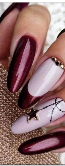burgundy christmas nail designs 040 2ef17321bc