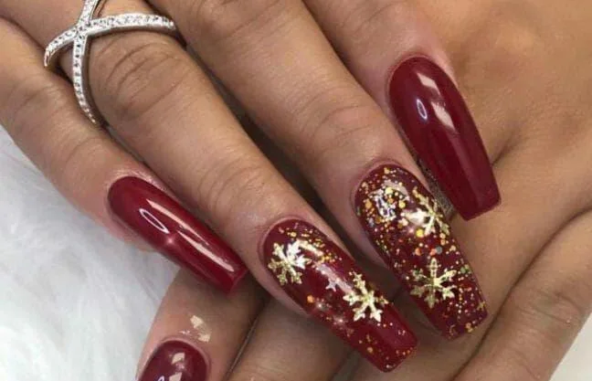 burgundy christmas nail designs 045 5e1d3f1fd6
