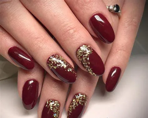 burgundy christmas nail designs 050 d2045c1aa0